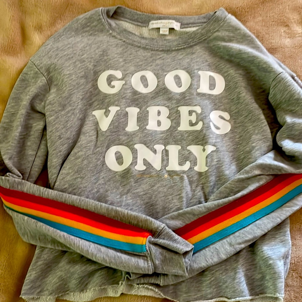 Spiritual Gangster Light Cropped Sweatshit